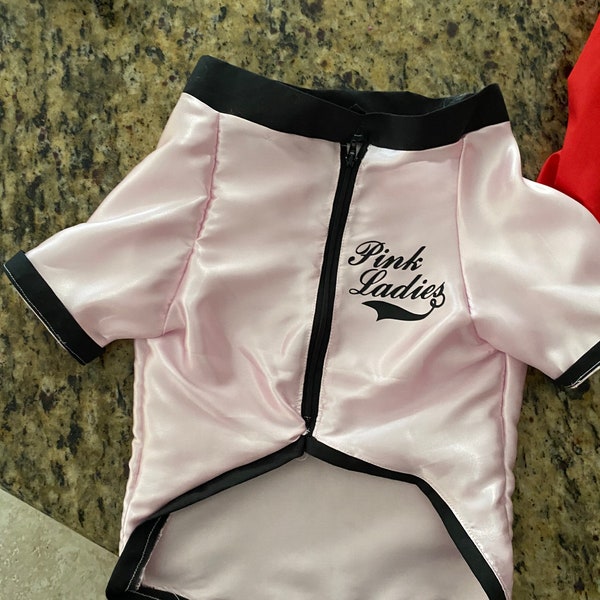 Pink Ladies Jacket Etsy