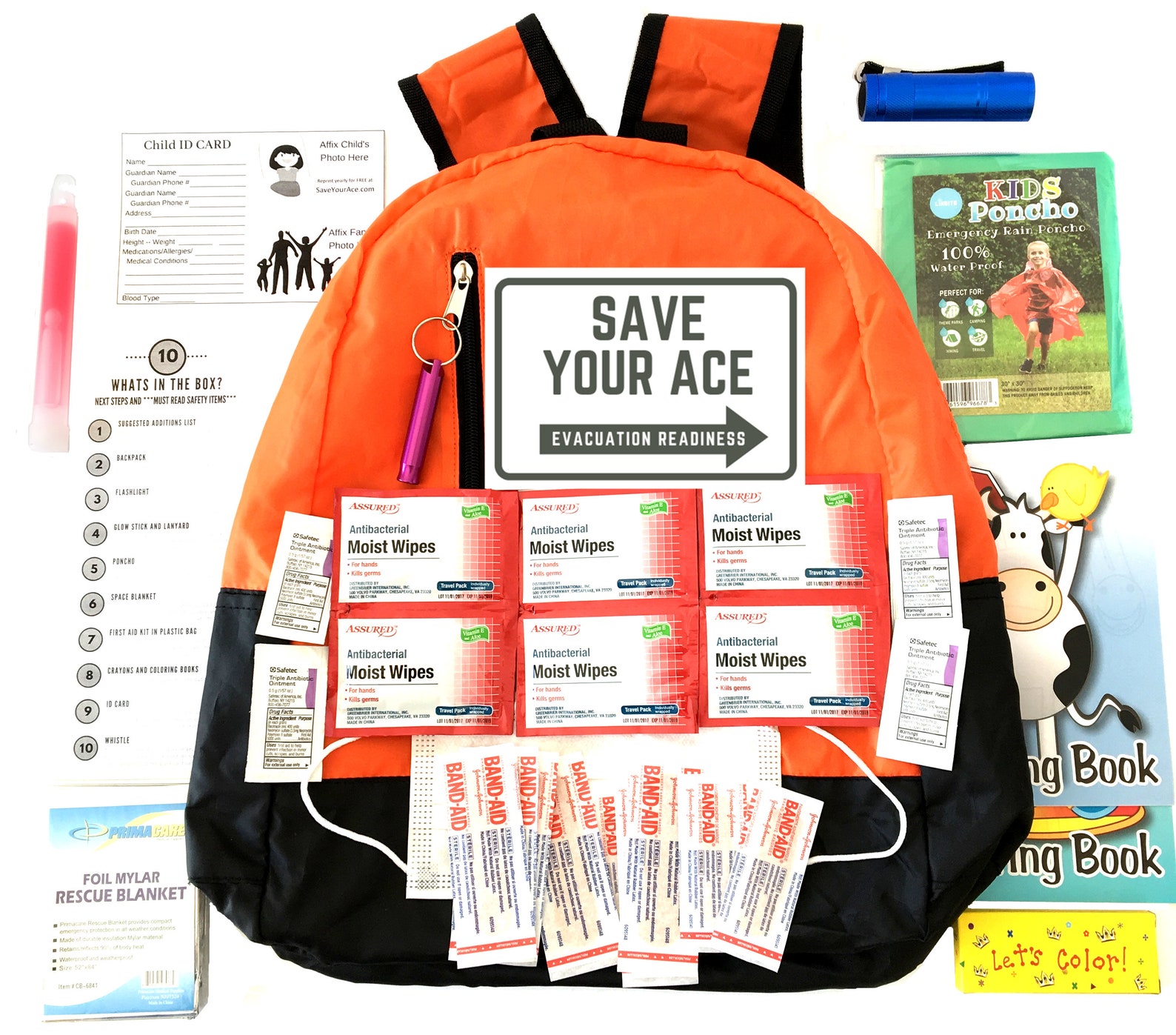 Emergency Backpack for Kids Etsy