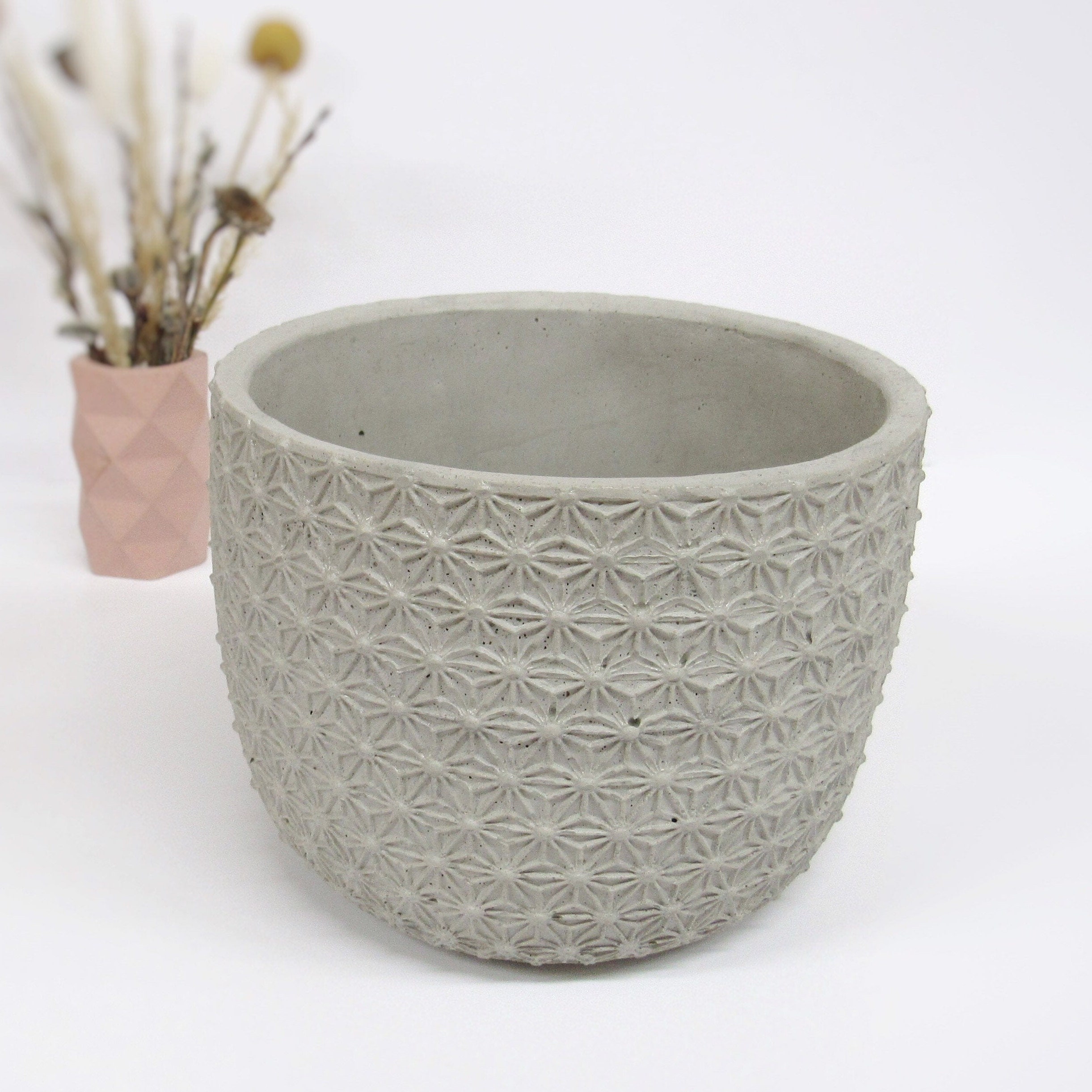 Large Concrete Planter - Comes in 2 Sizes