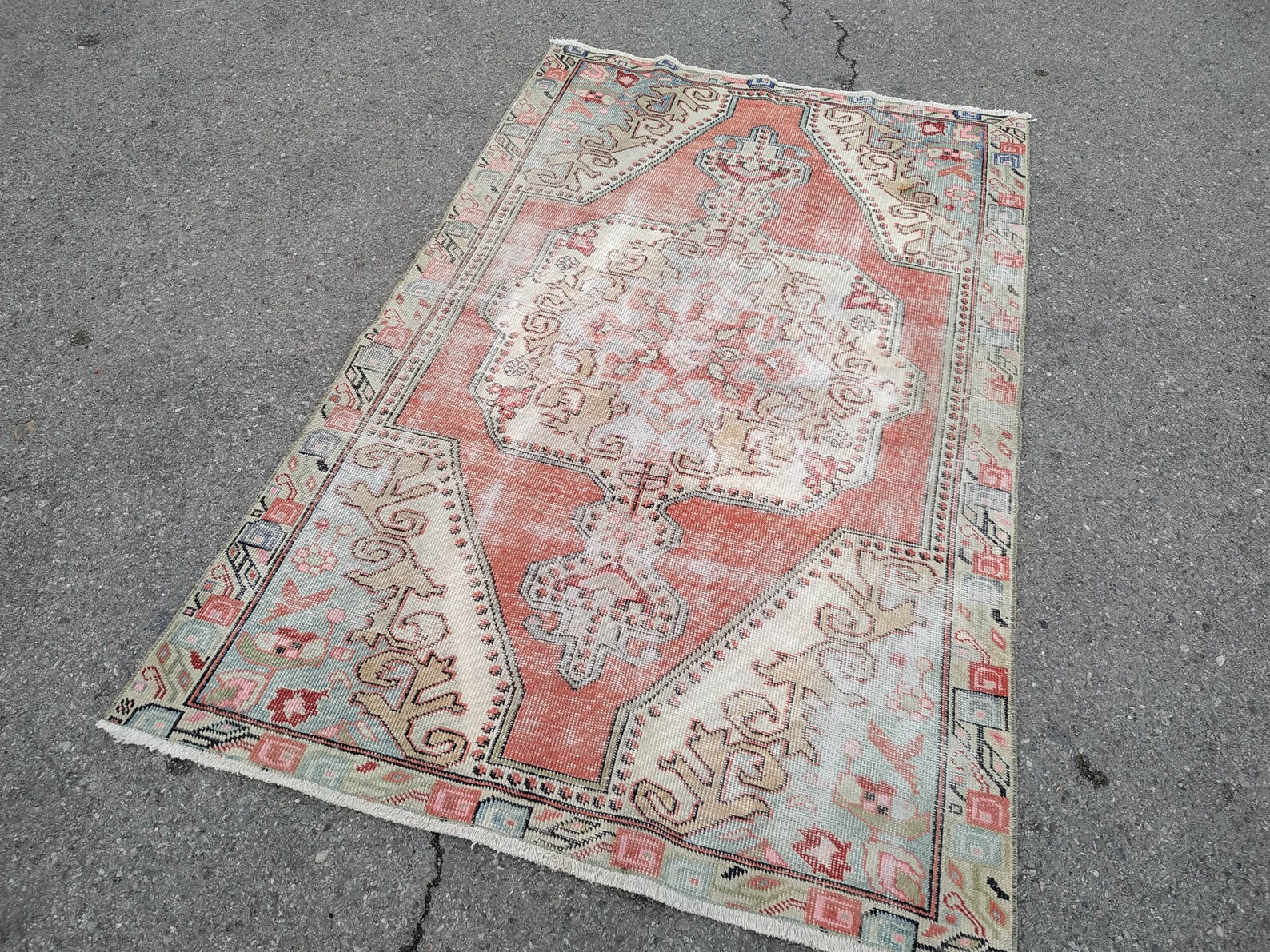 Gedeckter Farbteppich 44x68 ftpinker TeppichWohnzimmer | Etsy