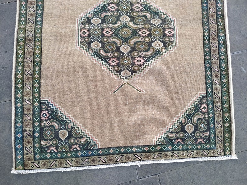 Small Persian Rug 2.1x2.7ft,bathroom rug,front door mat,handmade rug,small area rug,vintage rug,turkish rug,boho decor,bedroom rug,wool rug