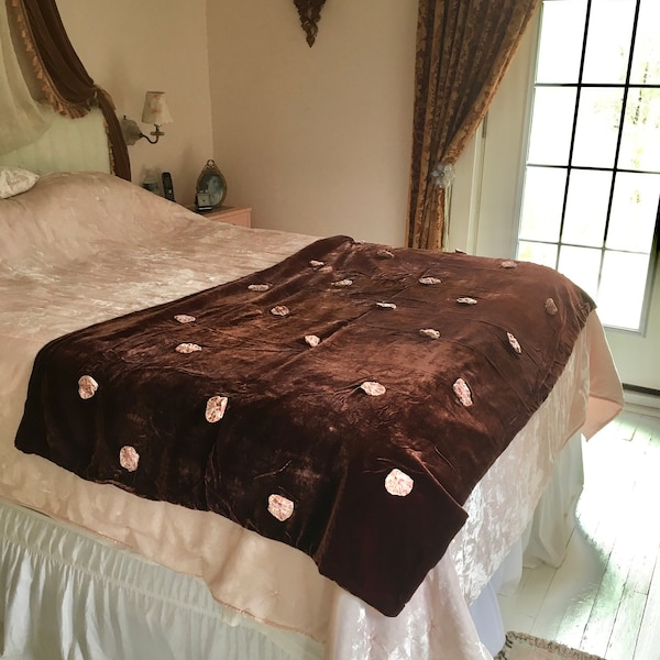 Velvet Bed Scarf Etsy