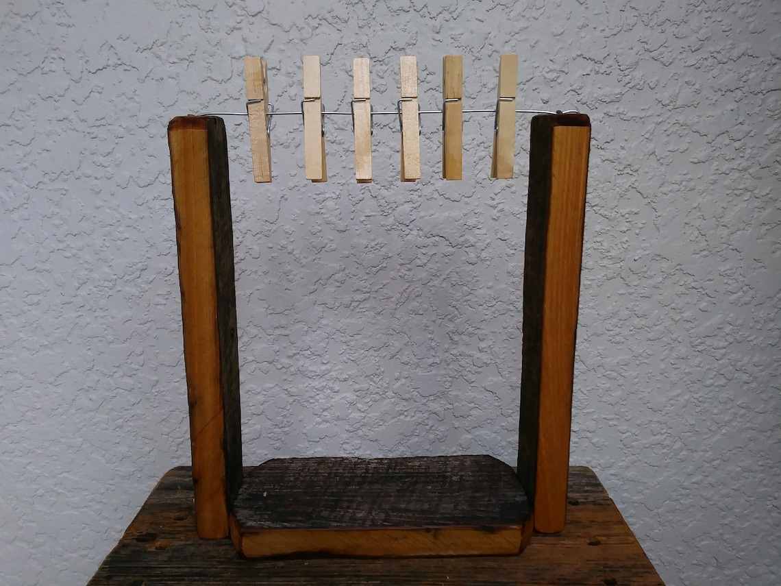 Reclaimed Wood Clothesline Bacon Hanger Bacon Loversparty Etsy