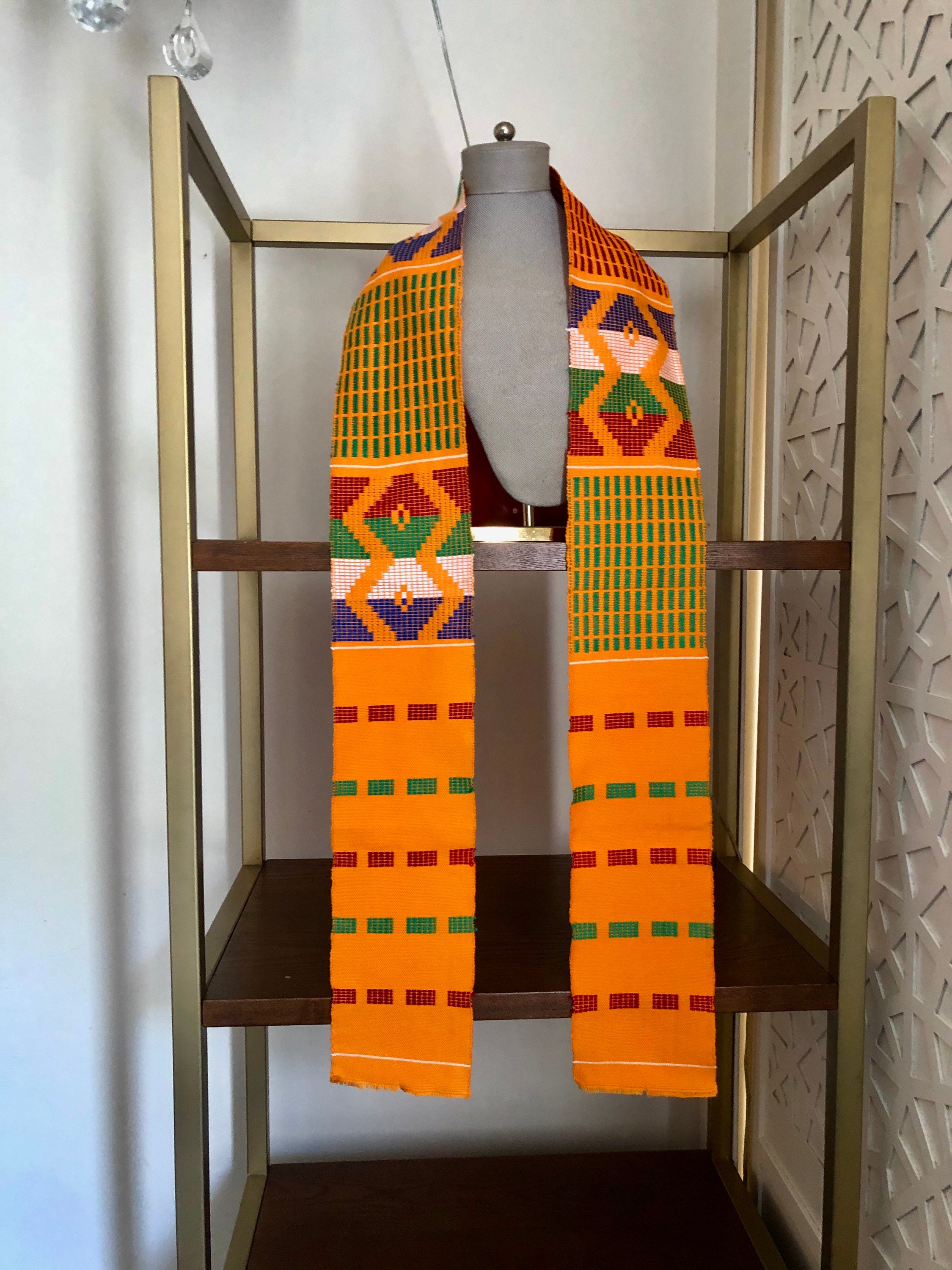 Ghana Handwoven Kente Cloth Ghanaian Royal Fabric Asante African Art 6  yards · Ramsjay Designs · Online Store Powered by Storenvy