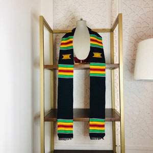 Class of 2025 Custom Graduation stole, 2025 Kente Graduation Sash, customized graduation Gift