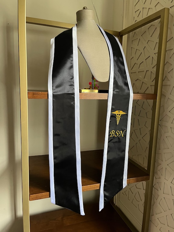 Gold Class of 2023 Graduation Stole - Class of 2023 Sashes