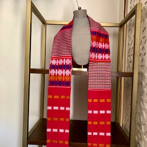 Handmade Kente Sash as Graduation Stole, school choir .