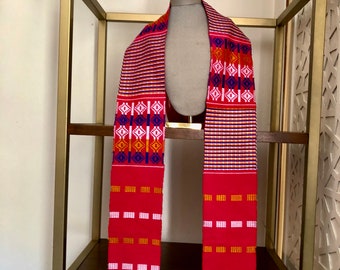 Handmade Kente Sash as Graduation Stole, school choir .