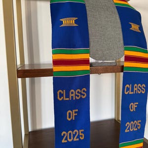 Graduation Stole Custom Kente Class of 2025 Sash