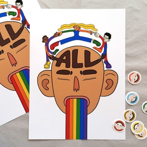 lgbt pride art print