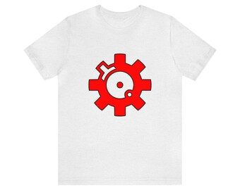 AR-15 AR-10 Bolt Face Ash Gray Unisex Jersey Short Sleeve Tee