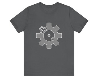 AR-15 Bolt Face Graphic Tee - Asphalt Gray Unisex T-Shirt