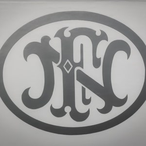 FN Herstal Belgium Vinyl Decal Sticker ** Free Shipping**