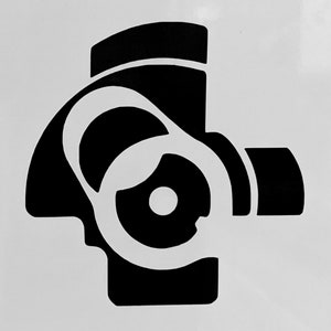 AK 47 Kalashnikov Bolt Face Vinyl Decal