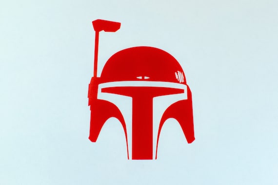 boba fett helmet icon Boba Fett Helmet Vinyl Decal