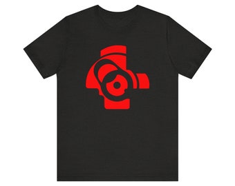 AK-47 Kalashnikov Bolt Face Athletic Heather Color Unisex Jersey Short Sleeve Tee
