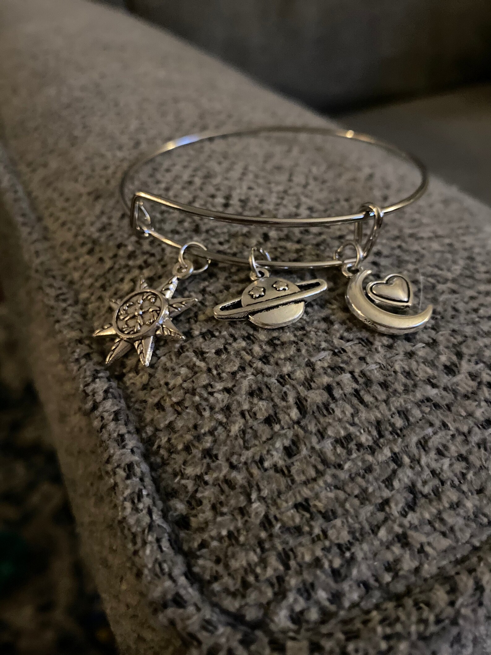 Celestial bangle bracelet | Etsy