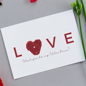 Wool you be my Valentine Printable Card Valentines Day Digital Card