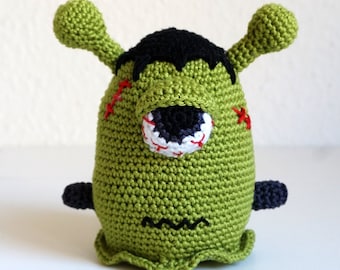 Frankenstein Bob | Crochet pattern | Crochet Amigurumi | Crochet doll | PDF instructions | Language: German