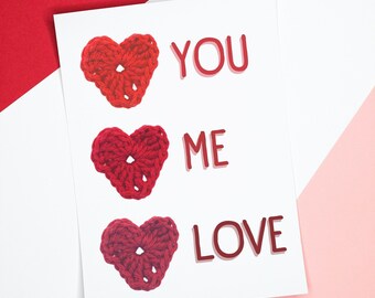 You Love Me Printable Card | Valentines Day Digital Card | digital card Valentine's Day | Instant Download