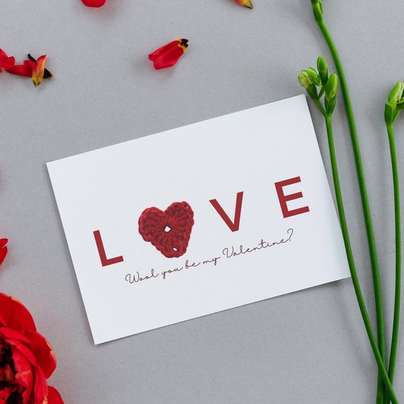 Wool you be my Valentine Printable Card | Valentines Day Digital Card | digitale Karte Valentinstag | Instant Download