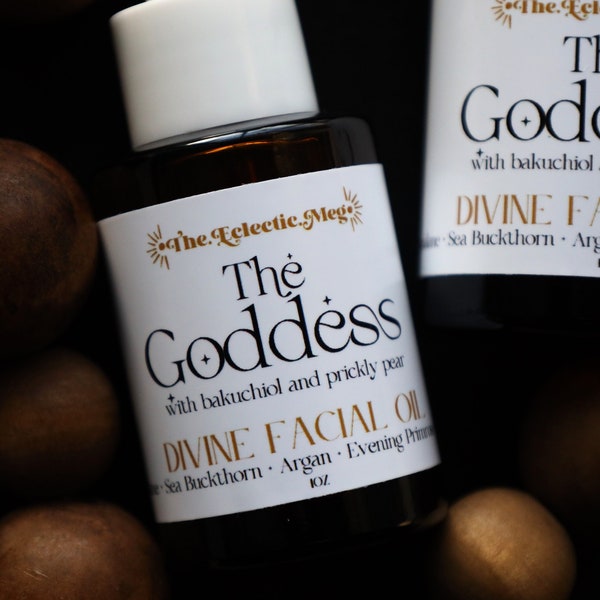 Goddess Facial Oil w/ Bakuchiol, Prickly Pear, and Sea Buckthorn Oils