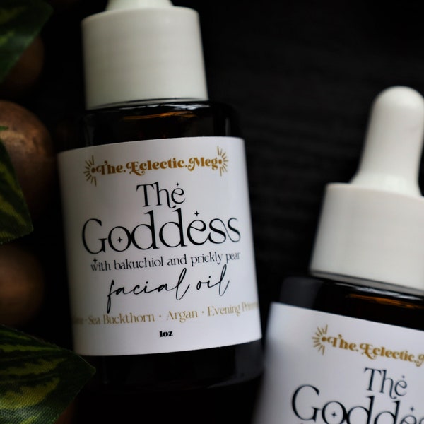 Goddess Facial Oil w/ Bakuchiol, Prickly Pear, and Sea Buckthorn Oils