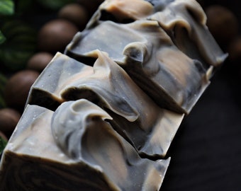 Beard and Balls Men's Beer Soap w/ Tallow, Argan Oil, Jojoba Oil, and Shea Butter