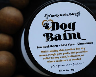 Soothing Dog Balm with Sea Buckthorn, Aloe Vera, and Chamomile