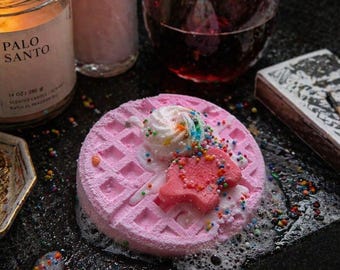 Animal Cookie Waffle Crystal Bath Bomb
