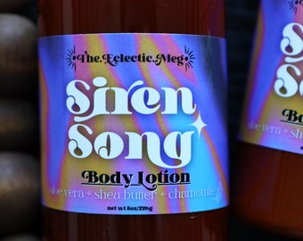 Siren Song Body Lotion w/ Aloe, Chamomile, and Shea Butter