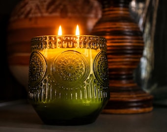 Large Luxe Coconut Soy Double Wick Candle - Clean Burning. Small Batch.
