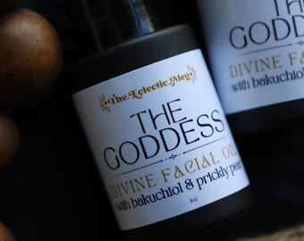 Goddess Facial Oil w/ Bakuchiol, Prickly Pear, and Sea Buckthorn Oils