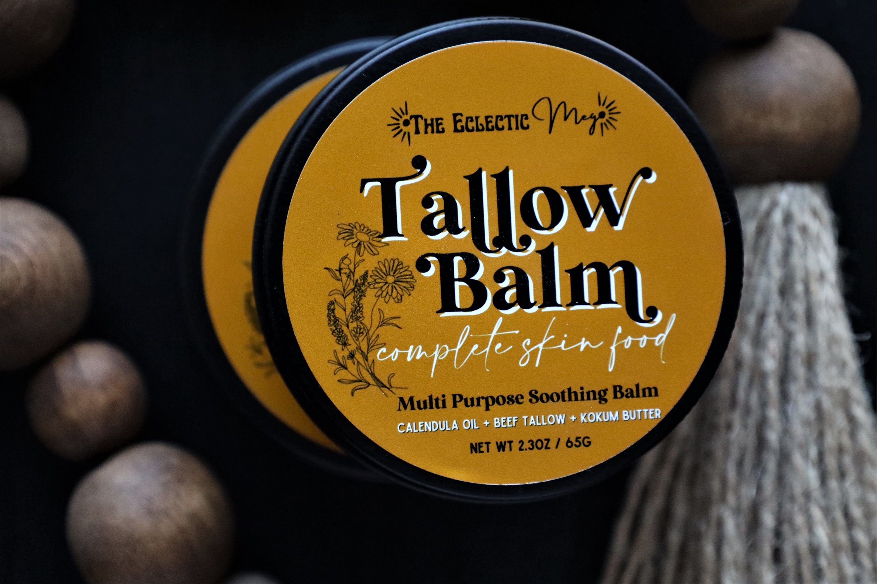 Handmade Beef Tallow Skin Food | Belle Plaine| Unscented