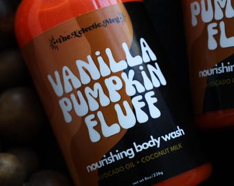 Vanilla Pumpkin Fluff Body Wash w/ Coconut Milk and Avocado Oil