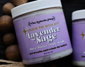 Lavender Sage Body Scrub w/ Shea Butter