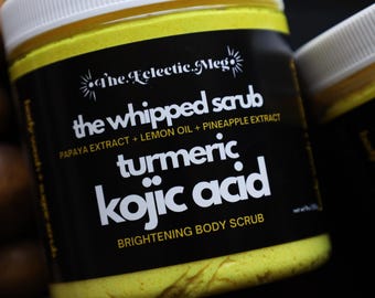 Kojic Acid Scrub w/ Turmeric, Pineapple, and Papaya Extract