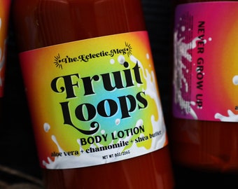 Fruit Loops Body Lotion w/ Aloe, Chamomile, and Shea Butter