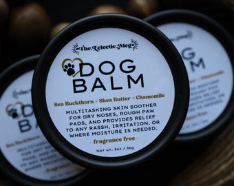 Soothing Dog Balm with Chamomile, Shea Butter and Sea Buckthorn