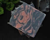 Rose Clay and Charcoal Bar w Aloe Vera, Coconut Milk, and Shea Butter
