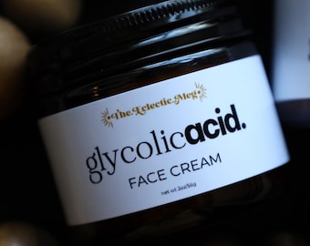 Glycolic Acid Face Cream w/ Licorice Root, Allantoin, and Apple Extract