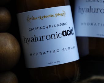 Hyaluronic Acid Serum w/ Sea Moss Extract, Apple Extract, and Aloe Vera