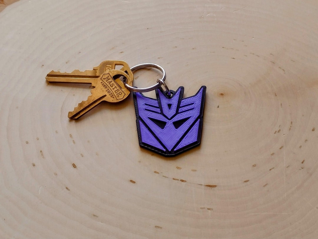Tfp Keychains TF Decepticon Key Ring / Keychain / Bag Tag / Bag Charm - Etsy UK