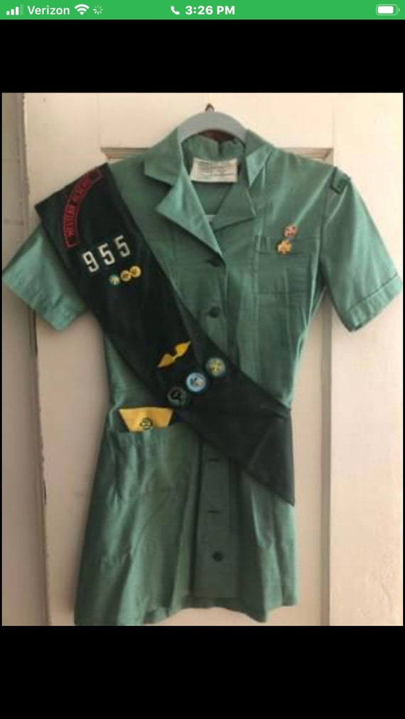 Vintage Girl Scout uniform