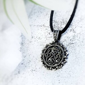 Slavic protection symbol pendant Viking necklace Celtic men pendant 925 Sterling Silver Family Pagan nordic jewelry Norse amulet