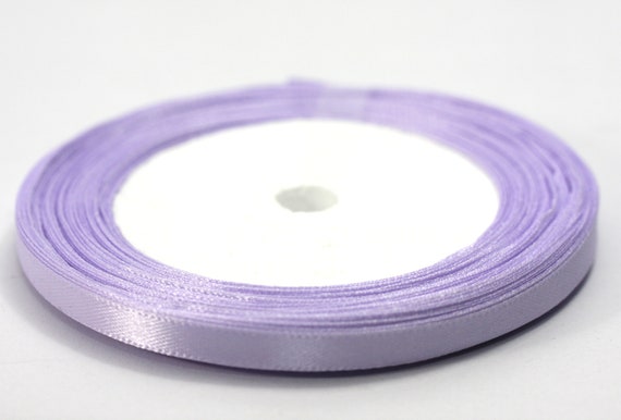 0.09 EUR/1m - Satinband Rolle 22.5m 6mm blasslila