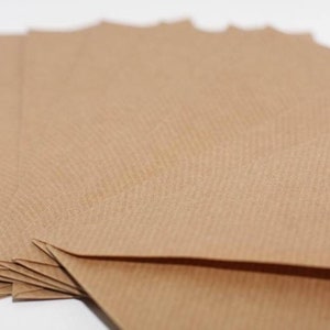 Sobres acanalados naturales papel kraft DIN C6