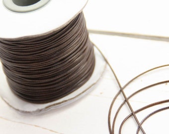 0.29 EUR/1 m - 5 m Wax band 1 mm dark brown