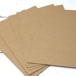 Carta Kraft DIN A4 marrone 280 g/metro vuota