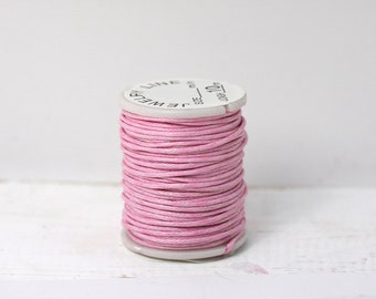 0.23 EUR/1m - Wachsband rosa Rolle 10m 1mm Wachskordel